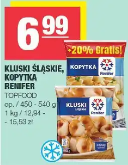 Spar Kluski śląskie, kopytka Renifer TOPFOOD oferta