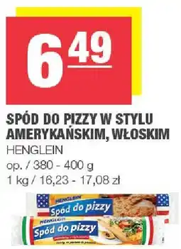 Spar Spód do pizzy w stylu amerykańskim, włoskim HENGLEIN oferta