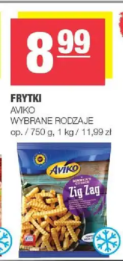 Spar Frytki AVIKO wybrane rodzaje oferta