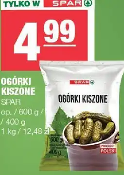 Spar Ogórki kiszone SPAR oferta
