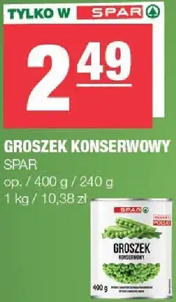 Spar Groszek konserwowy SPAR oferta