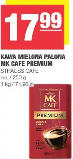 Spar Kawa mielona palona MK Cafe Premium STRAUSS CAFE oferta