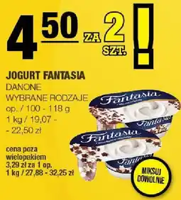 Spar Jogurt FANTASIA DANONE wybrane rodzaje oferta