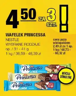 Spar Wafelek PRINCESSA NESTLE wybrane rodzaje oferta
