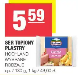 Spar Ser topiony plaster Hochland wybrane rodzaje oferta