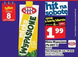 Topaz Mleko Wypasione 2% UHT 1L Mlekovita oferta