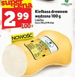 Topaz Kiełbasa drewnem wędzona 100 g Lukullus oferta