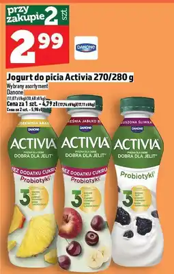 Topaz Jogurt do picia Activia 270/280 g Danone oferta