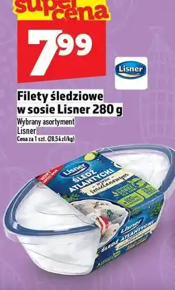 Topaz Filety śledziowe w sosie Lisner 280 g oferta