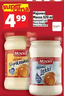 Topaz Majonez Mosso 320 ml Napoje/Lekki oferta