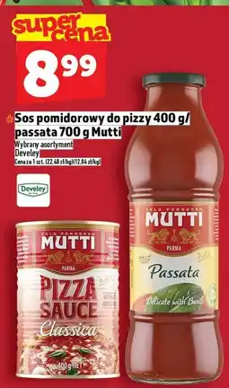 Topaz Sos pomidorowy do pizzy 400 g/passata 700 g Mutti Develey oferta