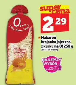 Topaz Makaron krajana jajeczna z kurkumą Oi 250 g oferta