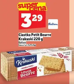 Topaz Ciastka Petit Beurre Krakuski 220g Bahlsen oferta