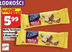 Topaz Wafle torcikowe orzechowe E.Wedel 160g oferta