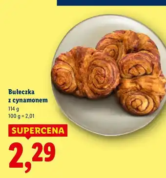 Lidl Bułeczka z cynamonem Lidl oferta