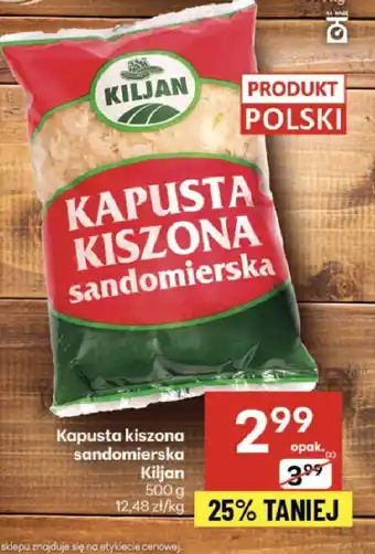 Delikatesy Centrum Kapusta kiszona sandomierska Kiljan oferta