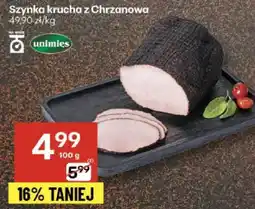 Delikatesy Centrum Szynka krucha z Chrzanowa Unimięs oferta
