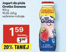 Delikatesy Centrum Jogurt do picia Gratka Danone wybrane rodzaje oferta