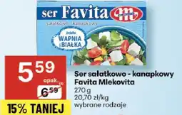 Delikatesy Centrum Ser sałatkowo-kanapkowy Favita Mlekpvita oferta