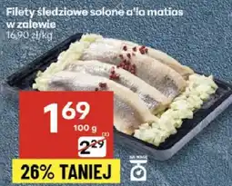 Delikatesy Centrum Filety śledziowe solone a'la matias w zalewie Delikatesy Centrum oferta