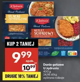 Delikatesy Centrum Danie gotowe U Jędrusia obiad podano oferta