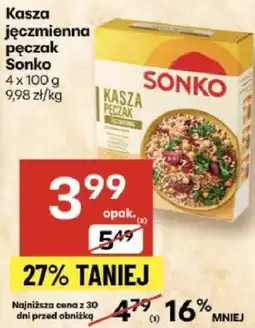 Delikatesy Centrum Kasza jęczmienna pęczak Sonko 4x100g oferta