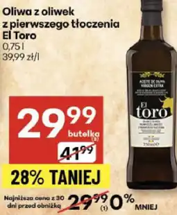 Delikatesy Centrum Oliwa z oliwek z pierwszego tłoczenia El Toro oferta