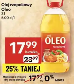 Delikatesy Centrum Olej rzepakowy Oleo oferta