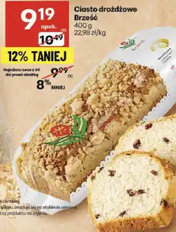 Delikatesy Centrum Ciasto drożdżowe Brześc oferta