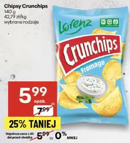 Delikatesy Centrum Chipsy Crunchips Fromage oferta