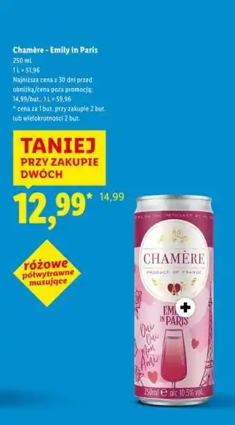 Lidl Chamère - Emily in Paris oferta