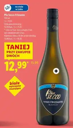 Lidl Piu Secco Frizzante oferta