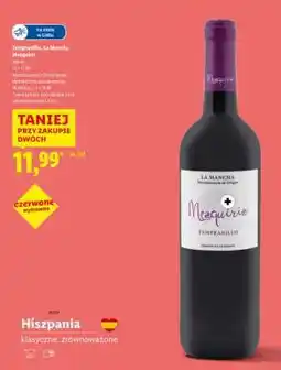Lidl Tempranillo, La Mancha Mezquiriz oferta