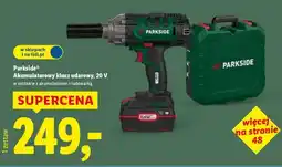 Lidl PARKSIDE Akumulatorowy klucz udarowy 20 V oferta