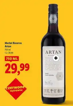 Lidl Merlot Reserve Artan oferta