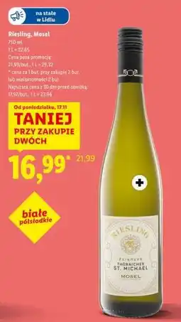 Lidl Riesling Mosel oferta