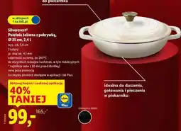 Lidl Silvercrest Patelnia żeliwna z pokrywką, Ø 25 cm, 2,4 L oferta