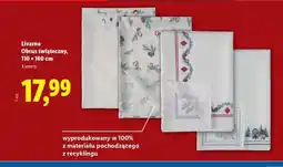 Lidl Livarno Obrus Świąteczny oferta