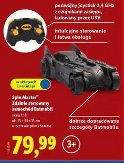 Lidl Spin Master Zdalnie sterowany samochód Batmobil oferta