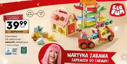 Biedronka Drewniane lub tekturowe zabawki edukacyjne oferta