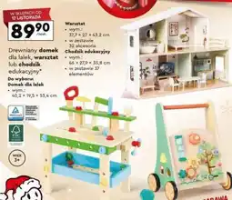 Biedronka Drewniany domek dla lalek, warsztat lub chodzik edukacyjny oferta