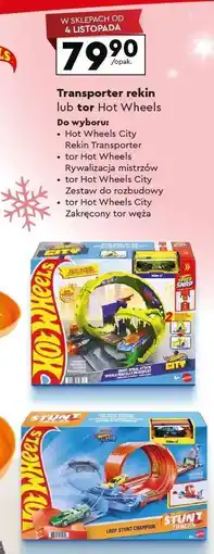 Biedronka Transporter rekin lub tor Hot Wheels oferta