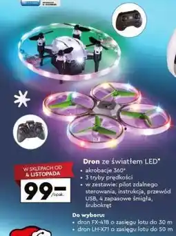Biedronka Dron ze światłem LED oferta