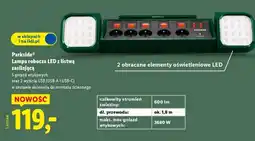 Lidl Parkside Lampa robocza LED z listwą zasilającą oferta