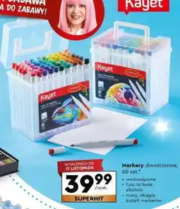 Biedronka Markery dwustronne, 60 szt oferta