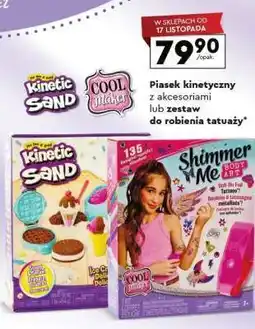 Biedronka Piasek kinetyczny z akcesoriami lub zestaw do robienia tatuaży oferta