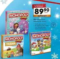 Biedronka Monopoly Junior oferta