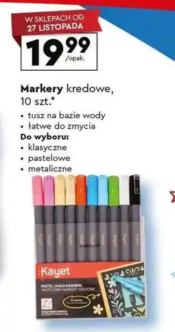 Biedronka Markery kredowe, 10 szt oferta