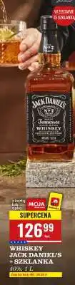 Biedronka WHISKEY JACK DANIEL'S + SZKLANKA oferta