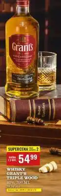 Biedronka WHISKY GRANT'S TRIPLE WOOD 40%, 700 ML oferta